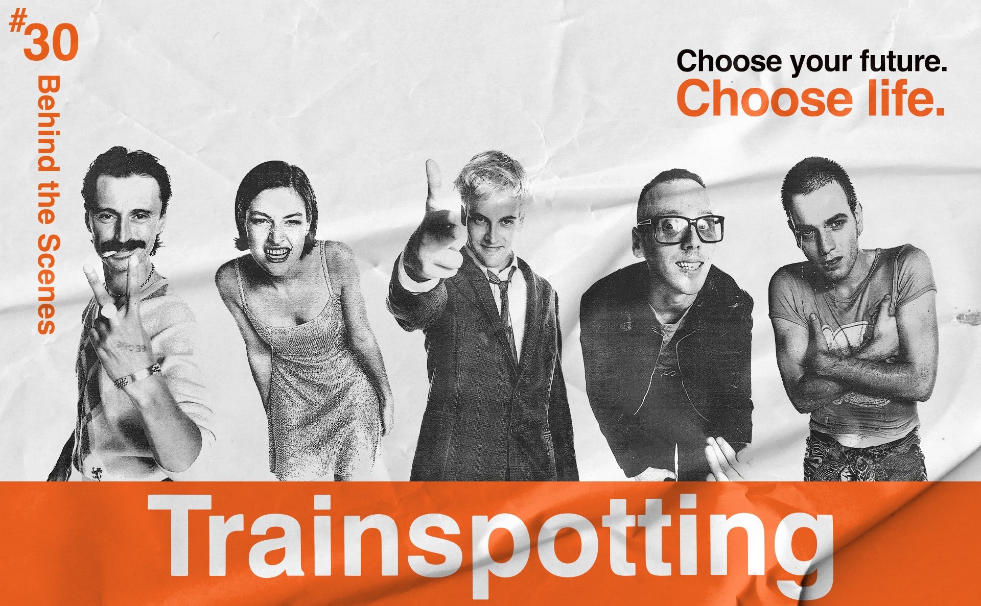 映画『Trainspotting』公開30周年記念。公式Tシャツ復刻プロジェクトが始動！
