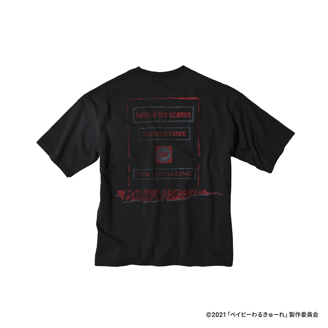 【受注販売】BTS-BA-00｜ベイビーわるきゅーれ×Behind the Scenes®︎ コラボTシャツ