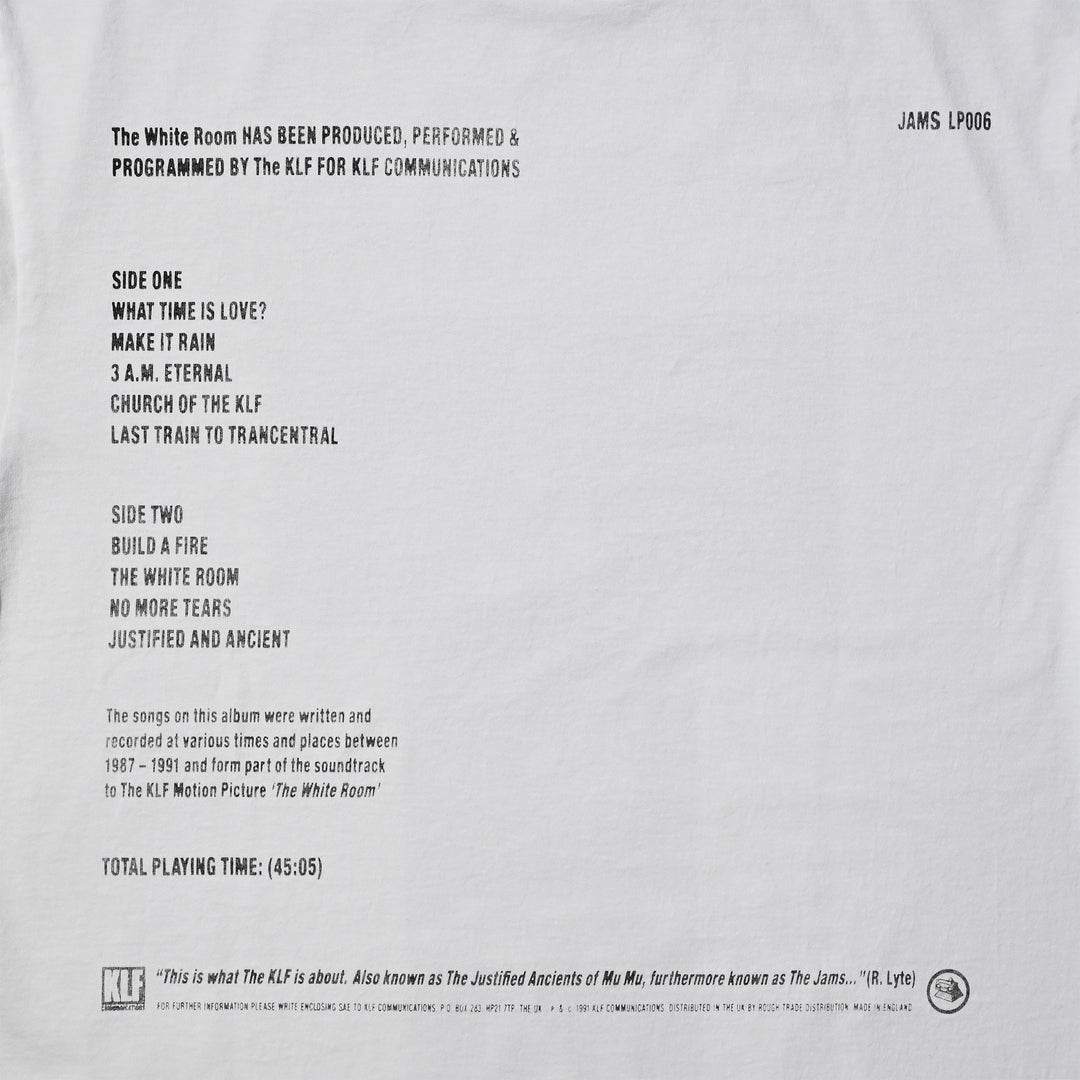 The KLF “The White Room” 35th Anniversary T-shirt