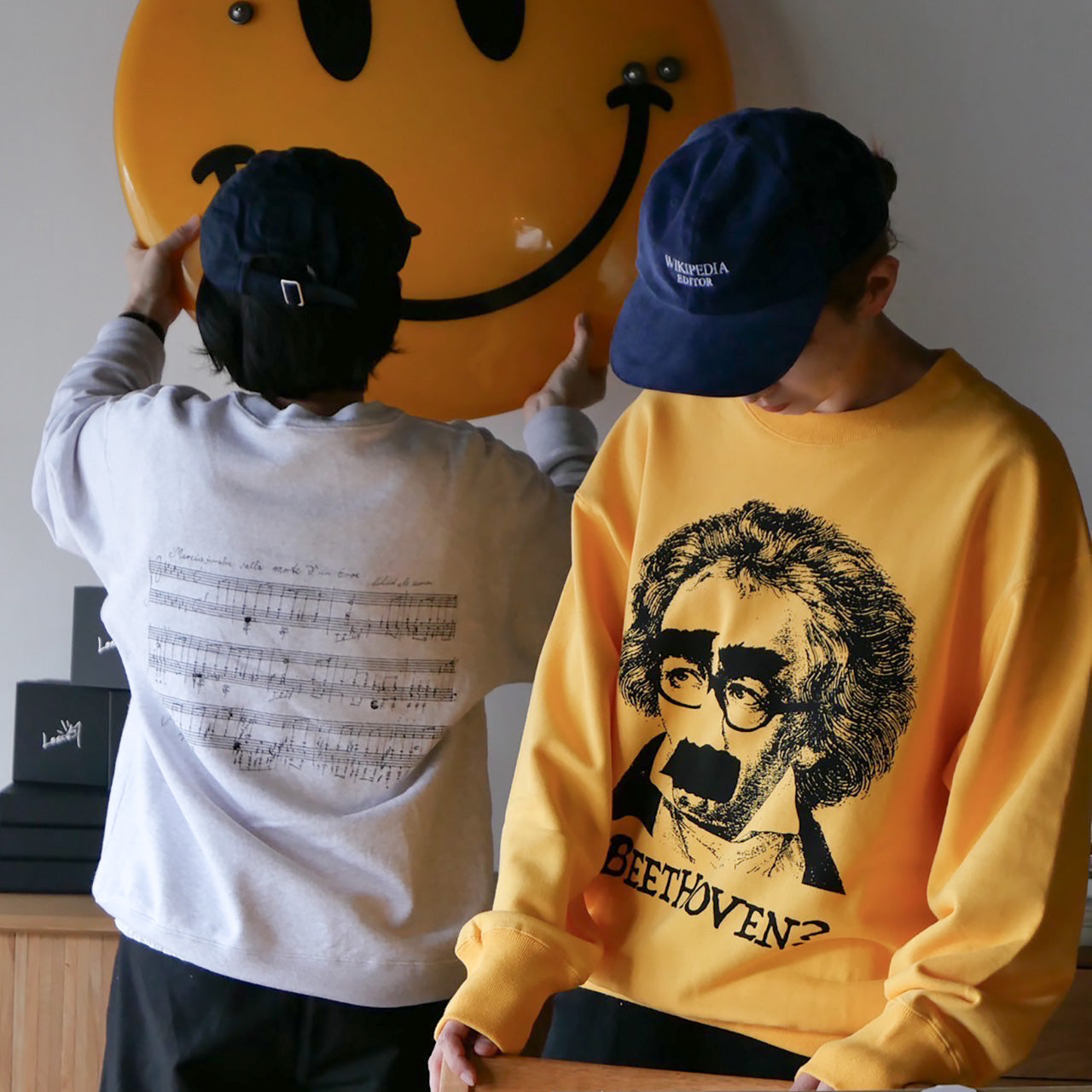 BEHIND mag 編集部ユニフォーム「BEETHOVEN?」